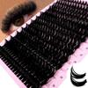 Cluster Eyelash Extension 160/266 Bundles 50D/60D/80D Natural Style Individual Eyelashes Handmade Eyelash Bundles 3D Mink Lashes