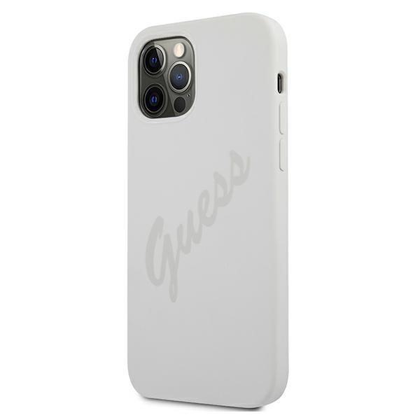 Guess Guhcp12Llsvscr Iphone 12 Pro Max6,7 Kremowy/Cream Hardcase Script Vintage