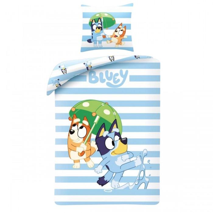 Bluey Reversible Cotton Stripe Duvet Cover Set