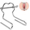 BDSM New Arrival Adjustable Stainless Steel Dilator Vaginal Anus Clamp Anal Plug Speculum Butt Plug Anal Sex Toys For Women Men