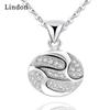 Женское ожерелье Lindon, кулон из медного сплава, циркон, модный подарок
