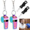 1Pc/2Pcs Sports Whistle Stainless Steel Whistle with Lanyard Loud Crisp Sound Whistle for Coaches Referee Official