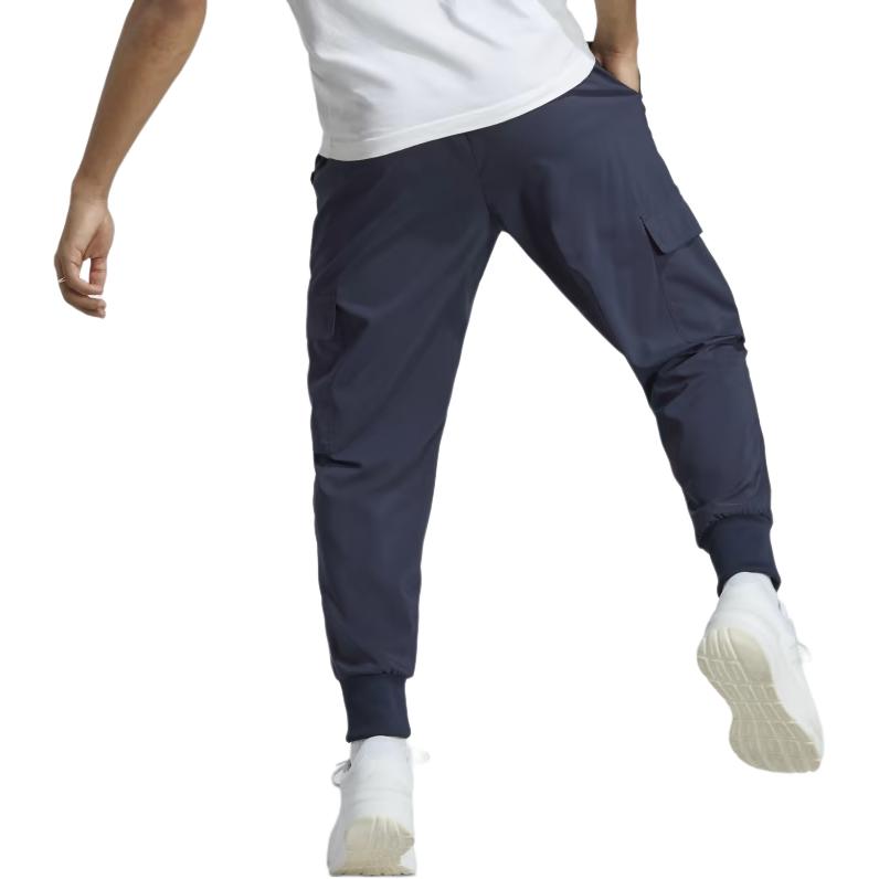 adidas Essentials M Sl C 7/8 Pt Casual Fit Mid Талия Однотонные зауженные тканые брюки мужские брюки Legend-Ink HA4349