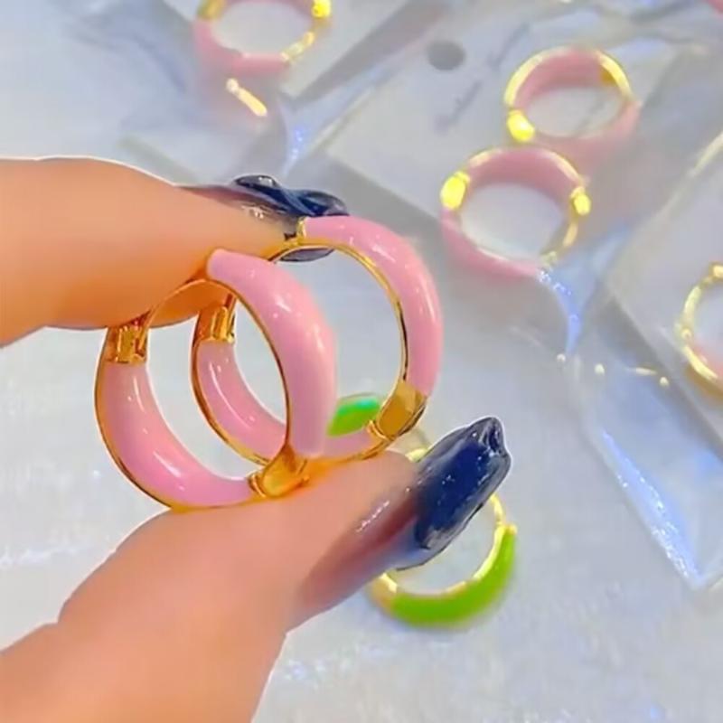 Винтажные круглые красные серьги с пряжкой для ушей, женские ювелирные изделия, масляные серьги-капли, помолвка, свадебный подарок, ювелирные изделия