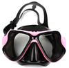 Large Frame Myopia Diving Mask with Tempered Glass and Liquid Silicone