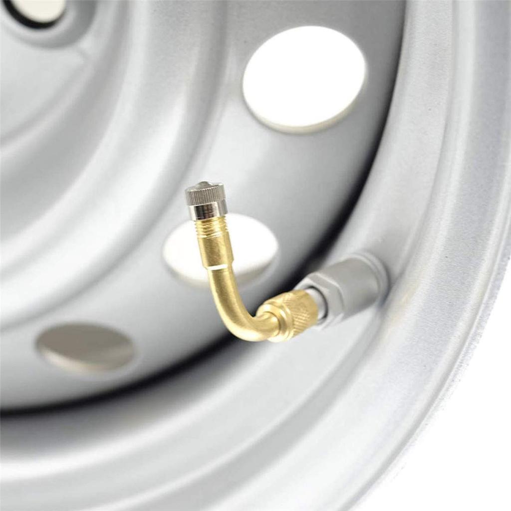 [2pack] Moped 90° L-Type Air Valve for Motorcycles, Suitable for Small Wheel Vehicles, Car Air Pump