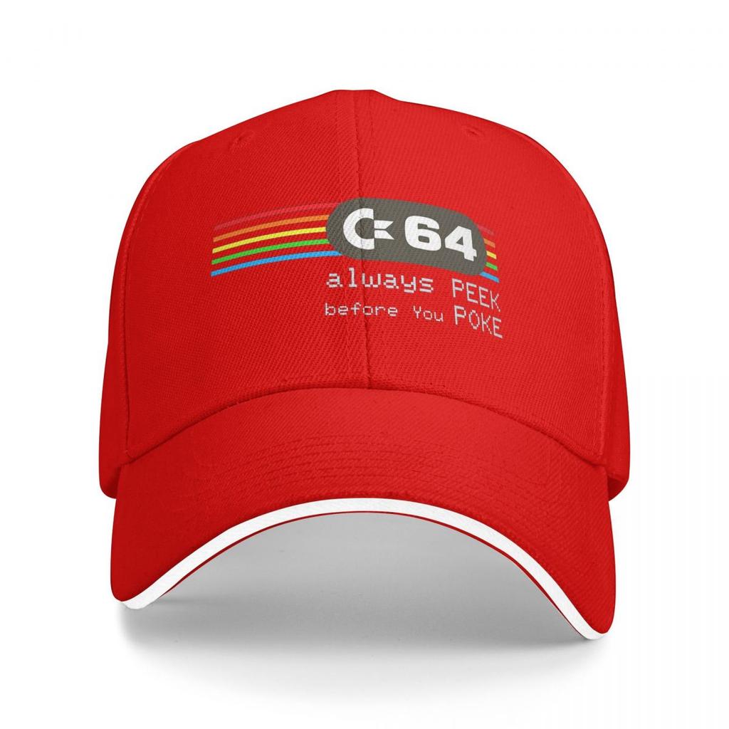 Кепки Бейсболки Commodore 64 Snapback Кепки Бейсбольные Дышащие Повседневные Кепки Для улицы Унисекс