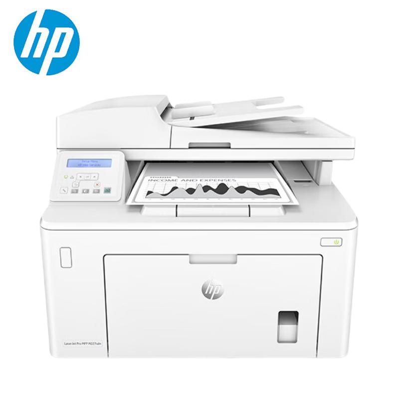 HP M227sdn Черно-белый лазерный многофункциональный принтер вилка CN (адаптер в комплекте)