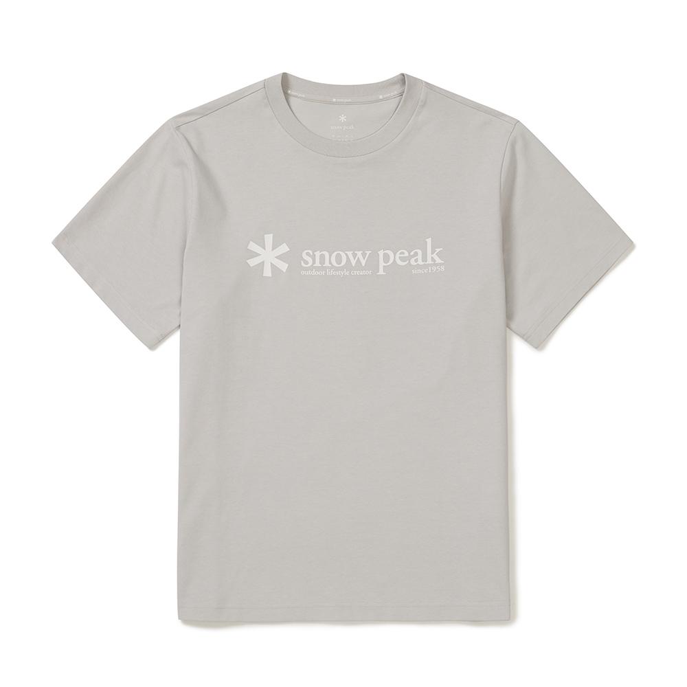 [Snowpeak] Askin Big Logo Short Sleeve T-shirt (S25MUFTS67)
