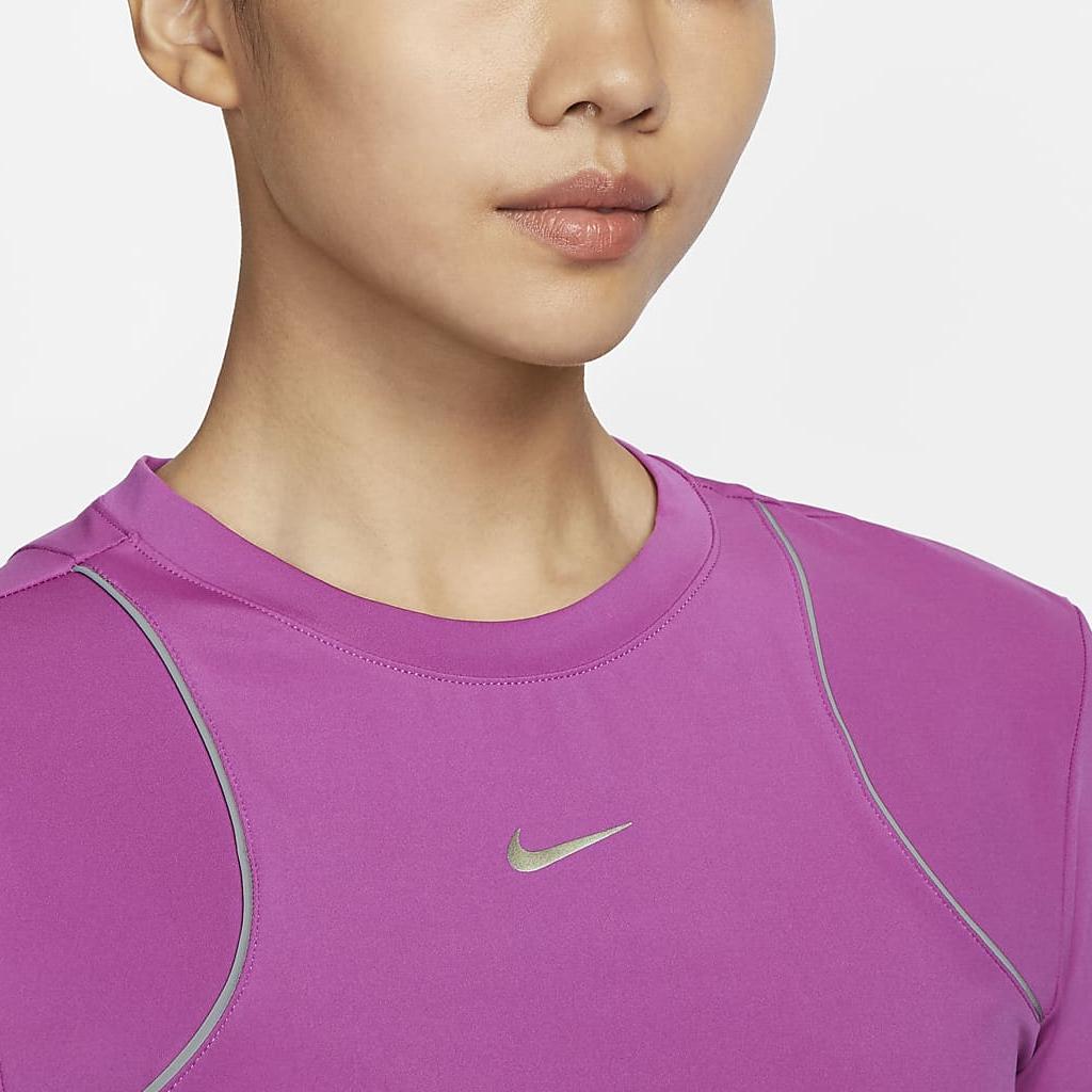 Nike Dri Fit Running T Shirt Women's Purple FV6419-518