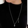 Moi Moi Cross Melting Long Necklace