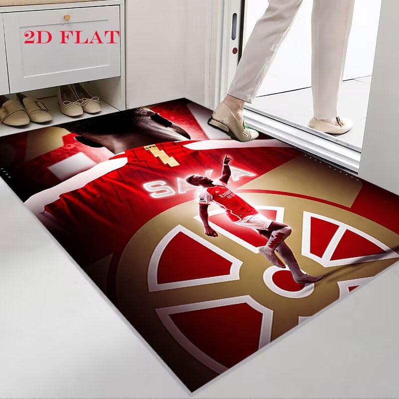 Bukayo Saka Glory Poster Carpet Rug for Living Room Bedroom Home Sofa Decoration,Kids play Nonslip Floor Mat