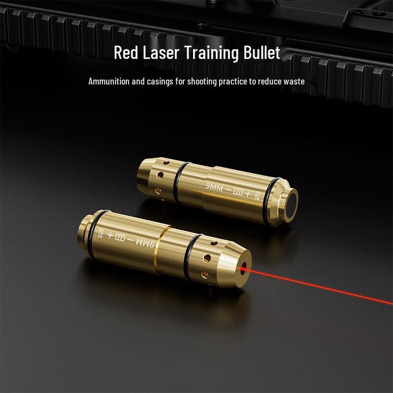 MILING 9mm Metal Dry Fire Red Laser Trainer