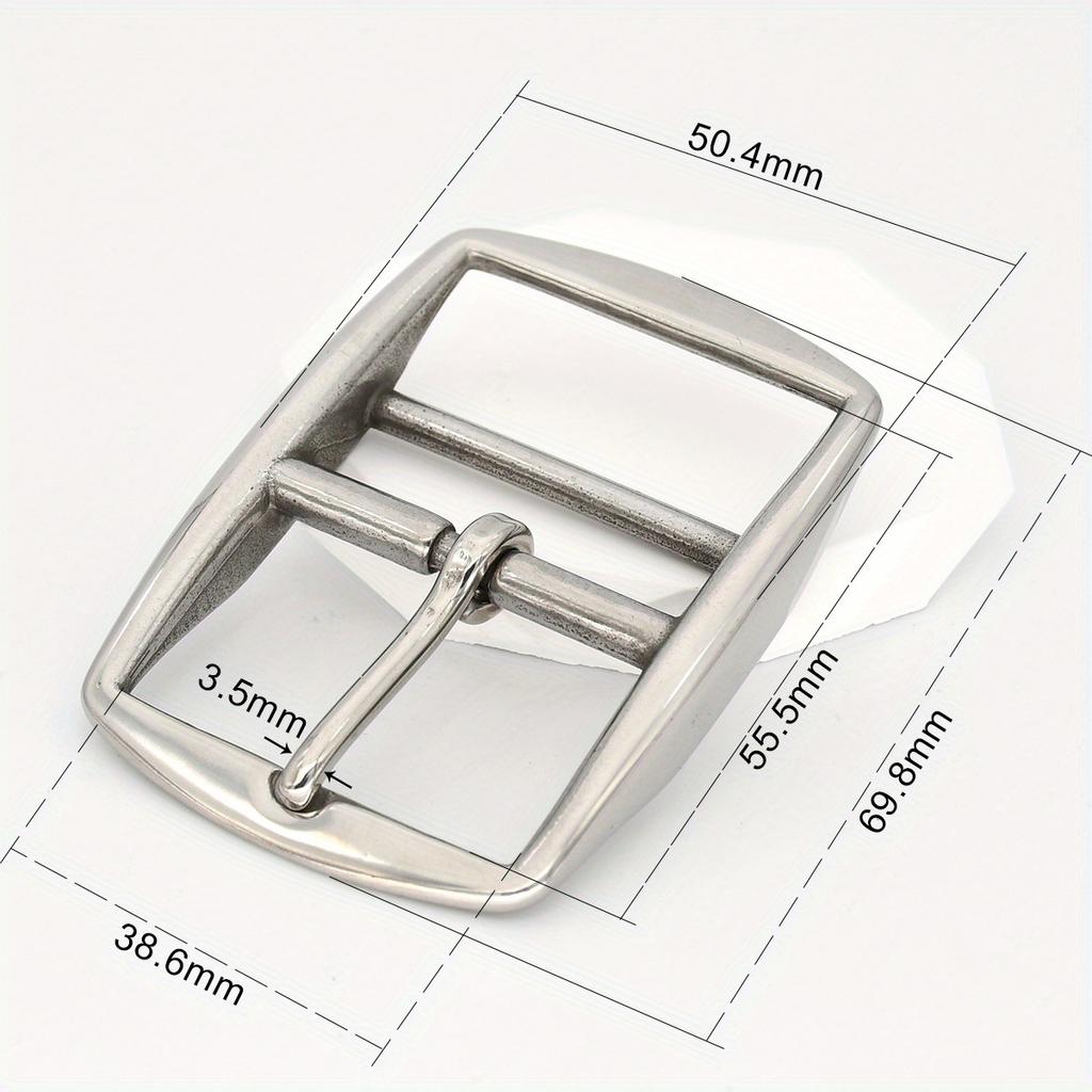 1pc 26mm/38mm Stainless Steel Belt Buckle Adjustable Single Pin Buckle Leathercraft Parts Accessories