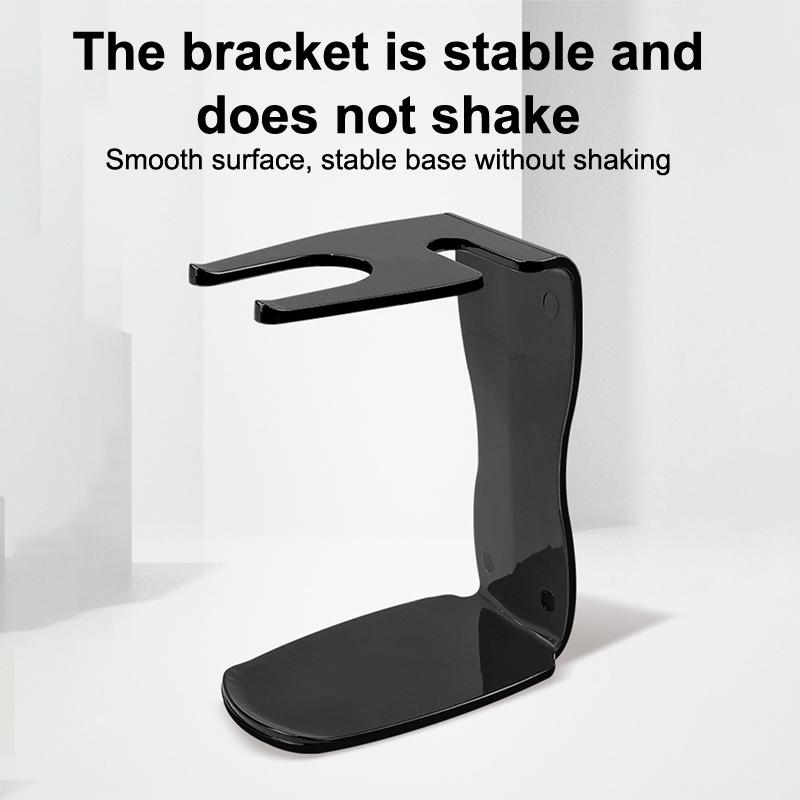 Металлический держатель для мужских бритвенных принадлежностей, серебристый, компактный, изогнутый, помазок для бритья, ручная подставка для бритвы, держатели для бороды, бритва