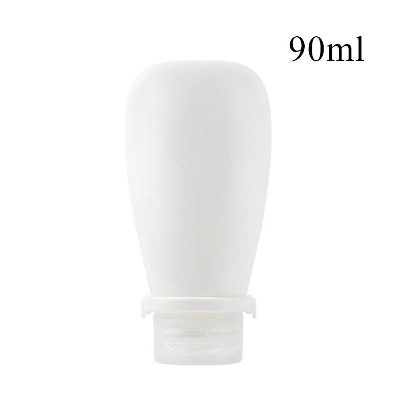 1/2pcs Soft Silicone Travel Bottles 30/60/90ml Empty Squeeze Tubes For Lotion Leakproof Skin Care Products Container Travel
