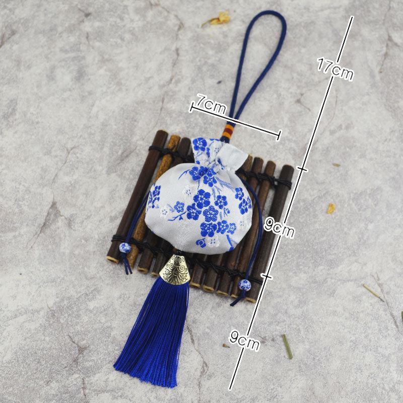 Ancient Style Lavender & Mugwort Sachet - Dragon Boat Festival Mosquito Repellent Pouch