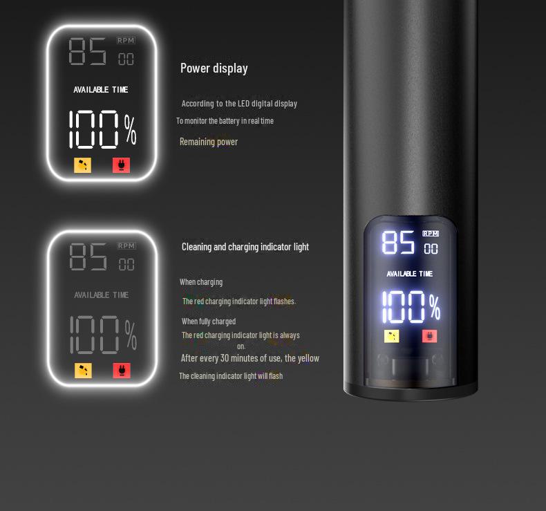 Ретро многофункциональная портативная машинка для стрижки волос TYPE-C с быстрой зарядкой