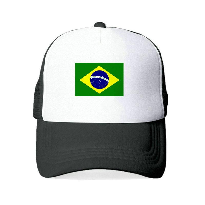 Men Women Football Brazil Team Snapback Cap 2018 Brazil Fan Soccer Sports Cap Yellow Green Brazil National Parrot Flag Hat YY456