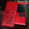 Flower Leather Wallet Book Case For Samsung Galaxy A33 A53 A23 A13 A03S A03 Core M23 M52 5G S22 Ultra Plus Flip Stand Holder Cover Fundas Coque
