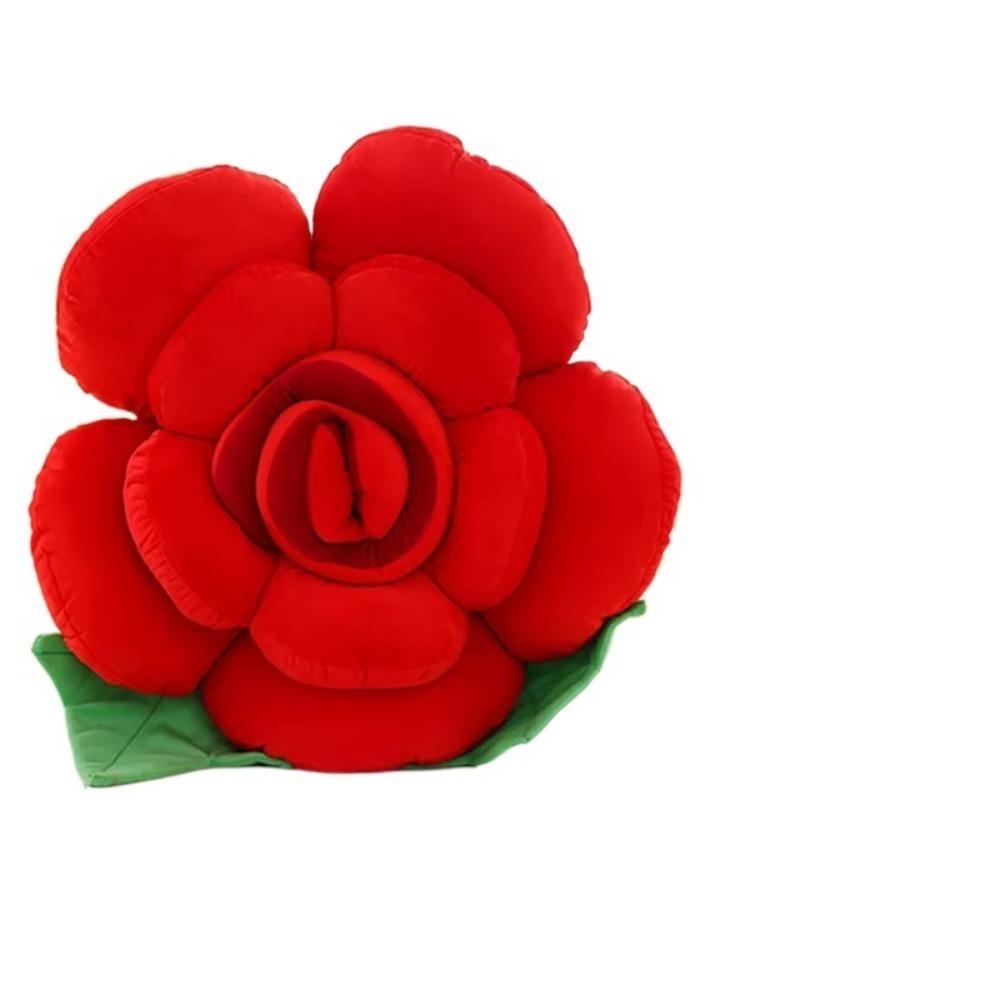 Simulated Rose Shaped Pillow Large Car Interior Cushion New Sofa Flower Cushion Home Decor