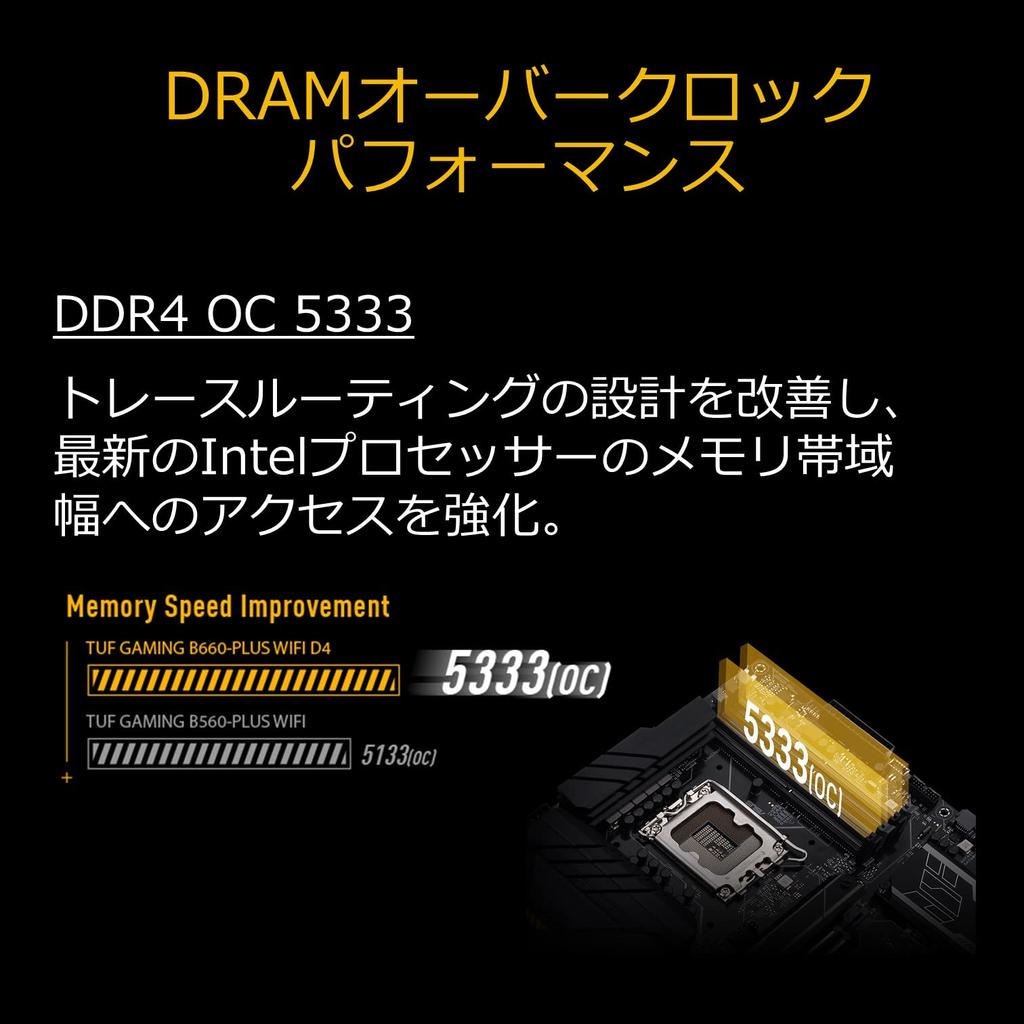 ASUS INTEL 12-го поколения процессор совместимый B660 чипсет материнская плата ATX TUF GAMING WIFI D4 авторизованный дистрибьютор (LGA1700) B660-PLUS [Внутренний