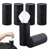 Cylinder Tissues Boxes Cup Holder Tissue Dispenser Refillable Round Tube Tissue Container Compact Travel Tissues Box For Car