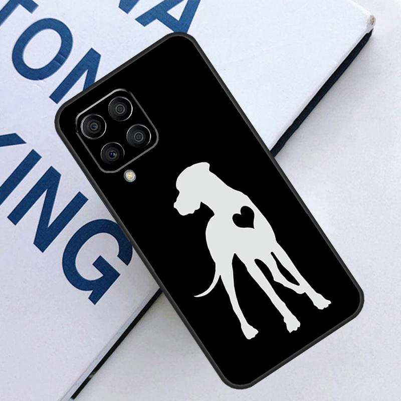 Great Dane Dog Watercolor For Samsung Galaxy M31 M55 M15 M11 M21 M13 M33 M35 M53 M14 M34 M54 M12 M32 M52 M06 M16 Case
