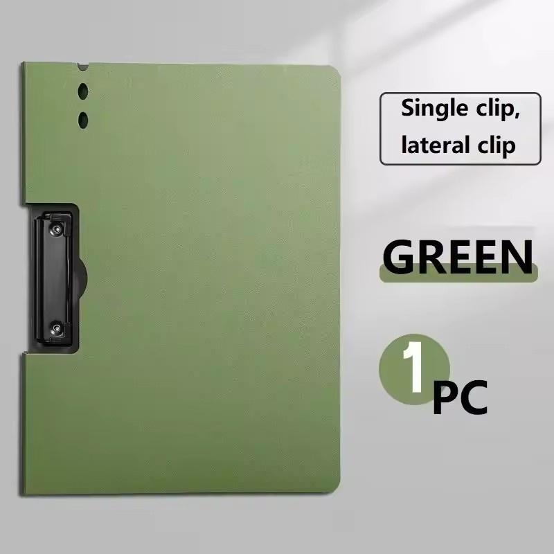 1pc A4 File Folders, Documents Organizer, Clipboard With Cover, A4 Paper Folder For Business & School, Stationery & Office Suppl