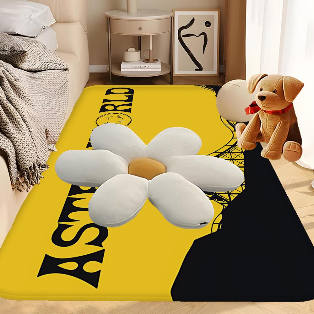 Travis Scott Astroworld Room Mats Anti-slip Absorb Water Long Strip Cushion Bedroon Mat Welcome Doormat