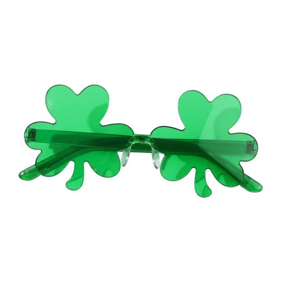 Очки на День Святого Патрика Блестящие Трилистник Бутылка Пива Очки для Глаз Зеленые Счастливые Ирландская Тема Фотобудка Реквизит для Домашней Вечеринки Подарки