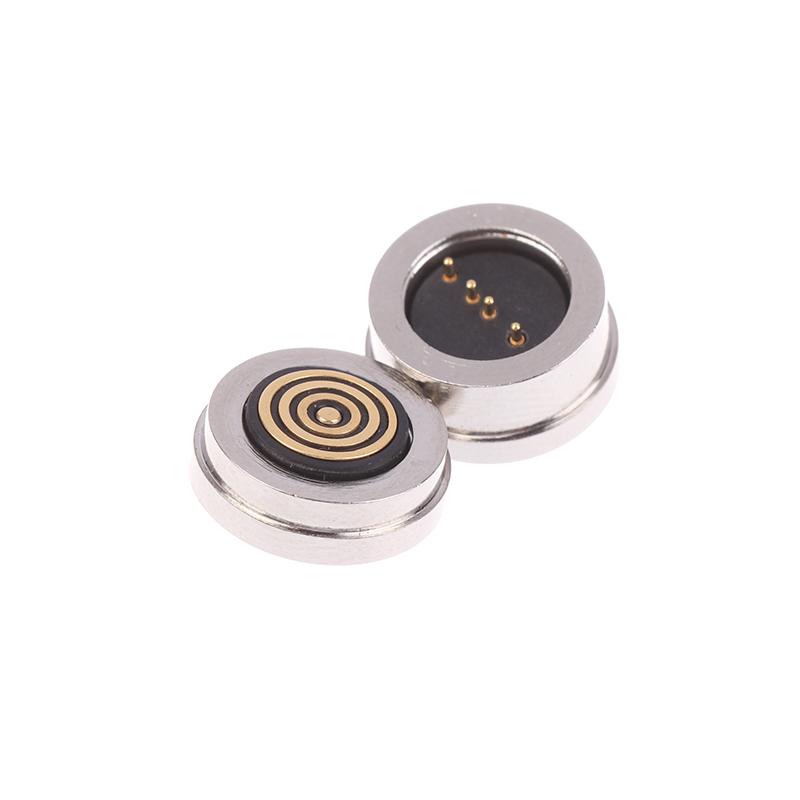 4Pin Male Female 360 ° Blind Suction Waterproof Magnetic Pogo Pin Connector Spring Loaded Dc Signal Transmission Charging