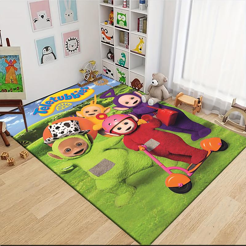 1Pc Rainbow Friends Parade Carpet Rug Customizable Soft Washable Antislip Home Living Room Sofa Mats Personalized Rug 0917103