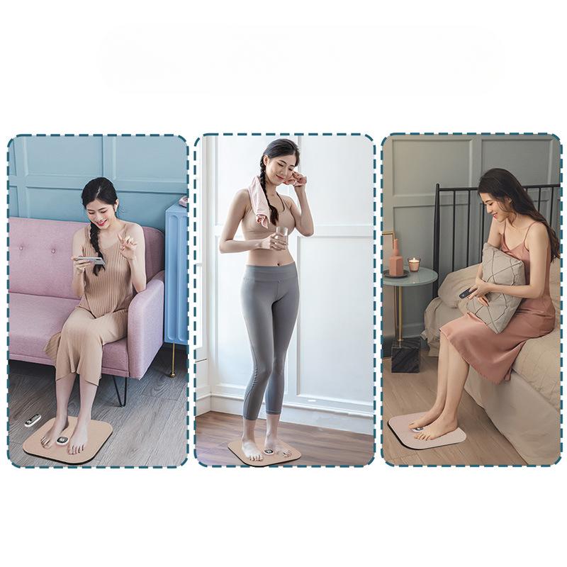 Трансграничная массажная подушка для ног Портативный массажер для ног Физиотерапевтический педикюрный аппарат Пластиковый массажер для ног можно сложить.