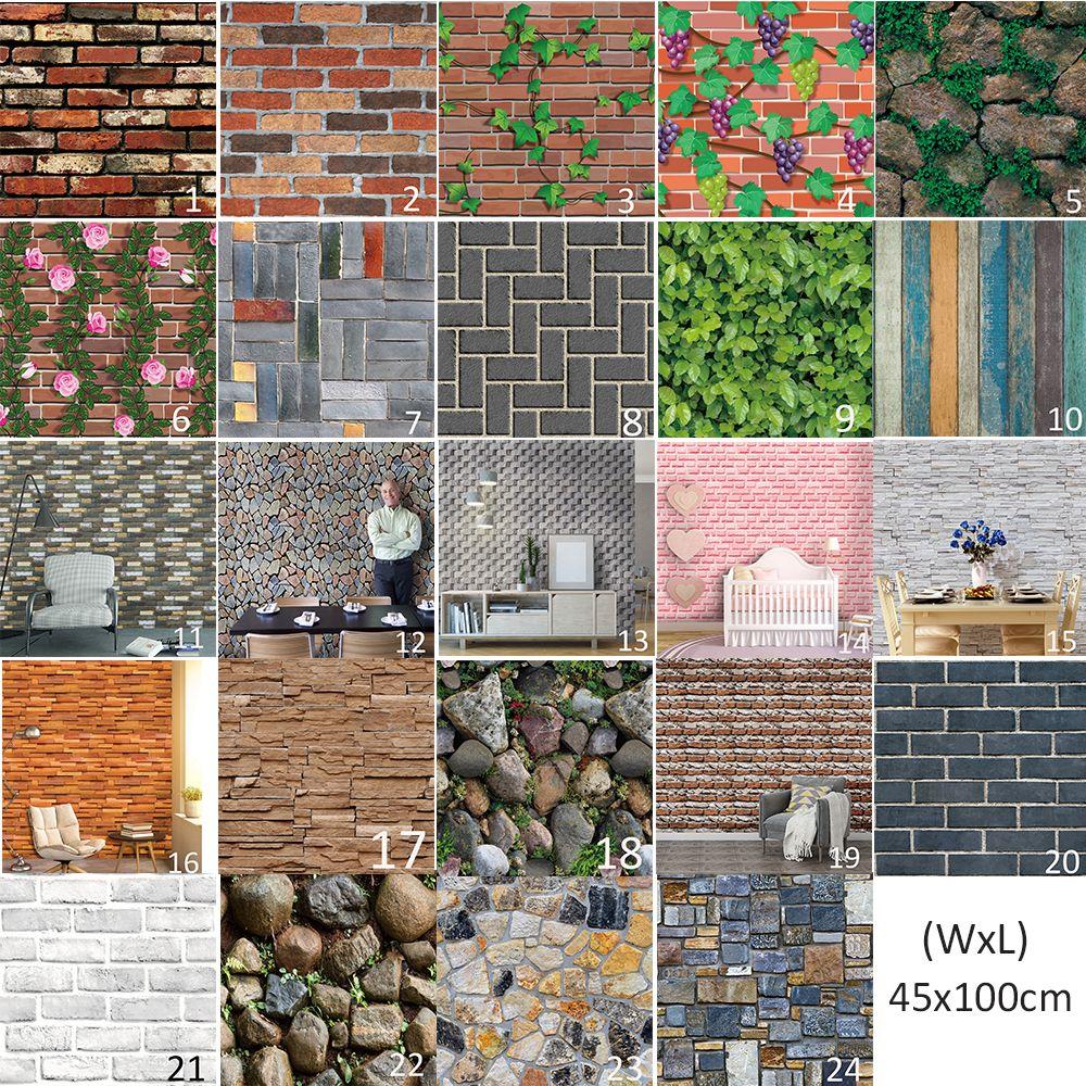 Гостиная Водонепроницаемые Самоклеящиеся Обои Для Спальни Декор Стены Настенные Покрытия Улучшение Дома