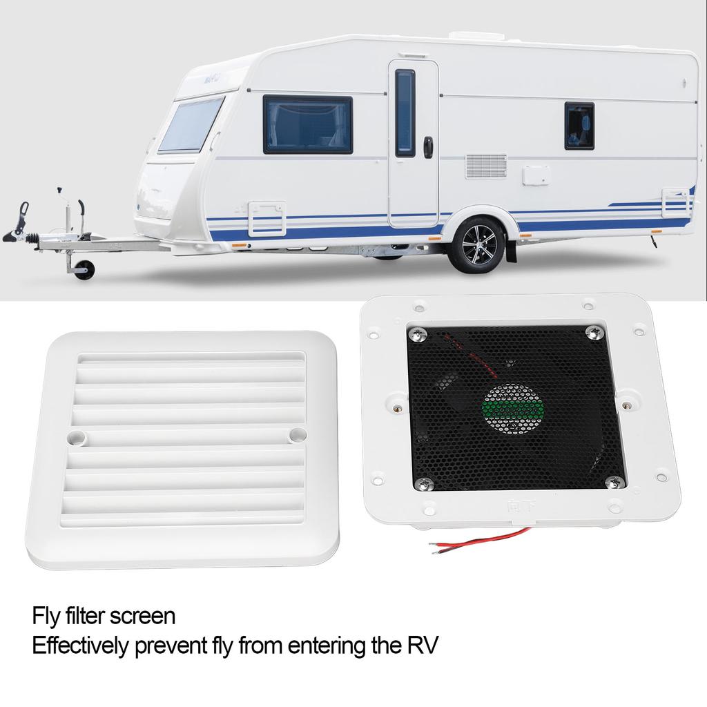 97 X 97 мм Боковой вентилятор для автодома Односторонний 12 В 1,2 Вт Вентиляционный вытяжной вентилятор для кухни, ванной комнаты трейлера