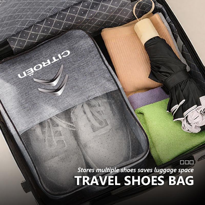AER4   Portable Car Travel Shoe Bag Toiletries Sundries Clothes Storage For Citroen Jumper Celysee Cactus Picasso Aircross Saxo Grand