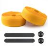 ROCKBROS Road Bike EVA Bar Grip Tape with End Left and Right Yellow Tape, Caps, Set, (Mesh Design)