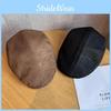 Womens Retro Suede Beret With Short Brim For Autumn And Winter Casual Looks