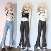 Multi-styles Jeans Pants Casual Wears Retro Trousers for 1/3 1/4 1/6 BJD Dolls 30/45/60cm Doll