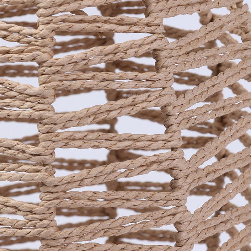 Подвесной абажур ручной работы плетеный абажур люстра крышка для ресторана бумажная веревка из ротанга