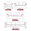 New Style Printed L Shape Sofa Covers For Living Room Sofa Protector Anti -Dust Elastic Stretch Covers For Corner Sofa Cover