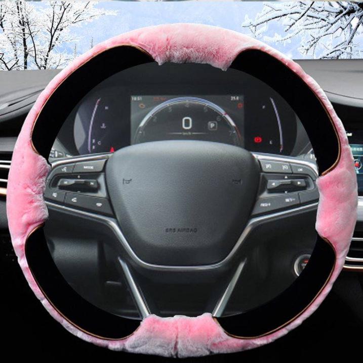 Plush Winter Steering Wheel Cover for GAC Trumpchi GS4, GS8, GS357, Yingbao, Yingku M8, M6, E8, E9