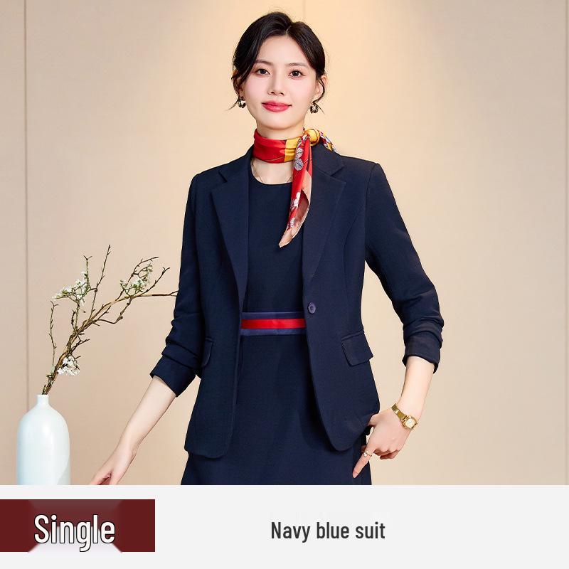 Элегантное платье с рукавом средней длины для осени/зимы для женщин - Изысканное платье светской львицы и униформа бортпроводницы