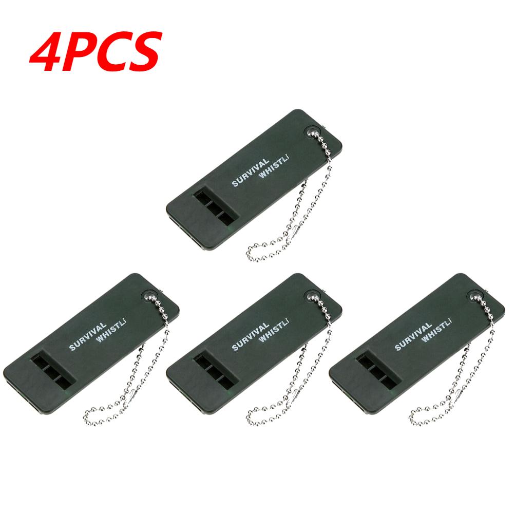 1-10PCS 3-Frequency Whistle High Decibel Survival Whistle Outdoor Hiking Camping Emergency Survival Whistle Whistle