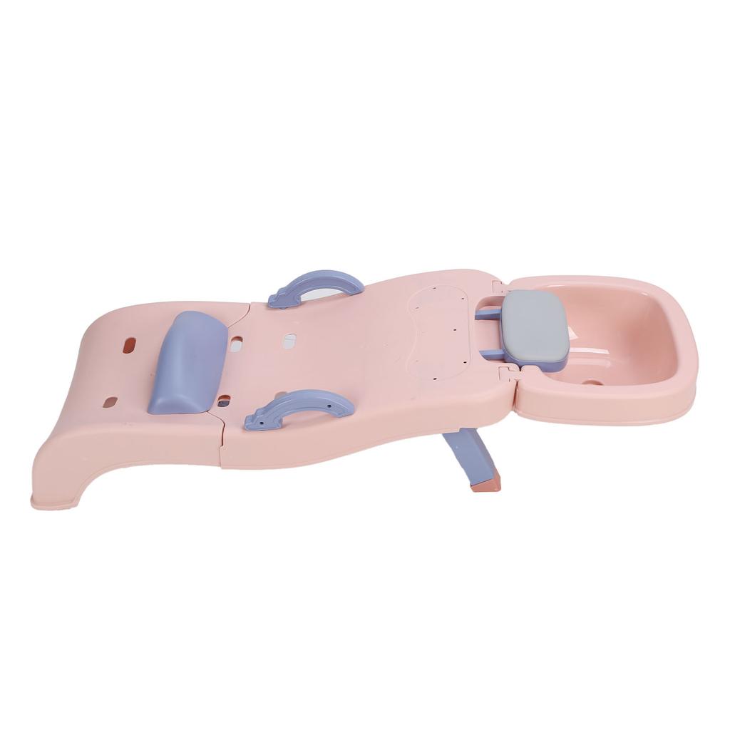 Детский стульчик для мытья шампунем, складной, предотвращает скольжение, стульчик для мытья волос малыша с раковиной для шампуня для детей от 0 до 10 лет