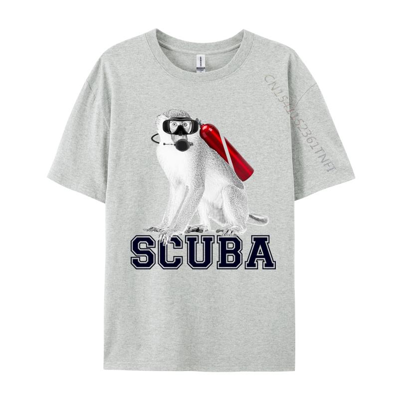 Scuba Monkey Life Футболки С Принтами На Топах Футболка Обезьяна Футболка С Обезьяной Фанки Групповые Топы Рубашки Оптовая Мода