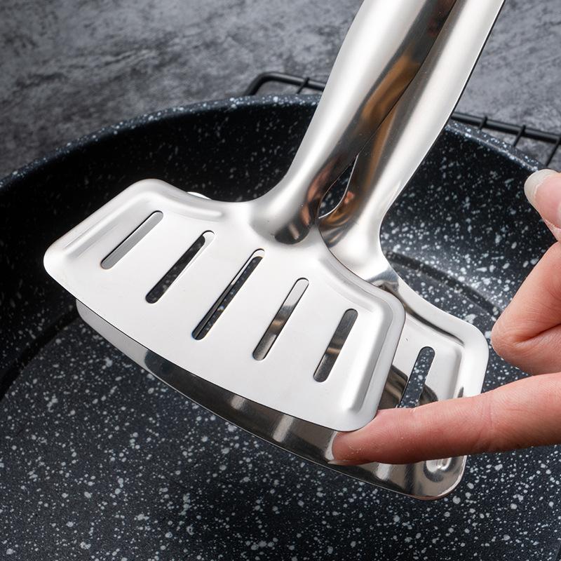 HANYANG Зажим для жарки рыбы из нержавеющей стали, зажим для стейка, многофункциональный зажим для жарки еды, зажим для барбекю, зажим для еды в супермаркете, хлеба
