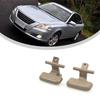 New 2PCS Beige Upper & Lower Center Console Armrest Latch Clips For Sonata 2009-2010