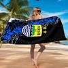Persib Bandung Football Crest Beach Towel, Quick-drying, Easy to Care for, Suitable for Both Fitness and Beach Vacations,Sports Essential